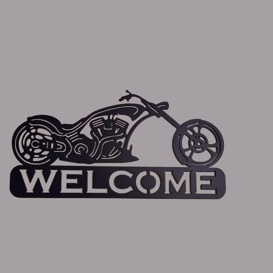 Sportster Biker Welcome Sign