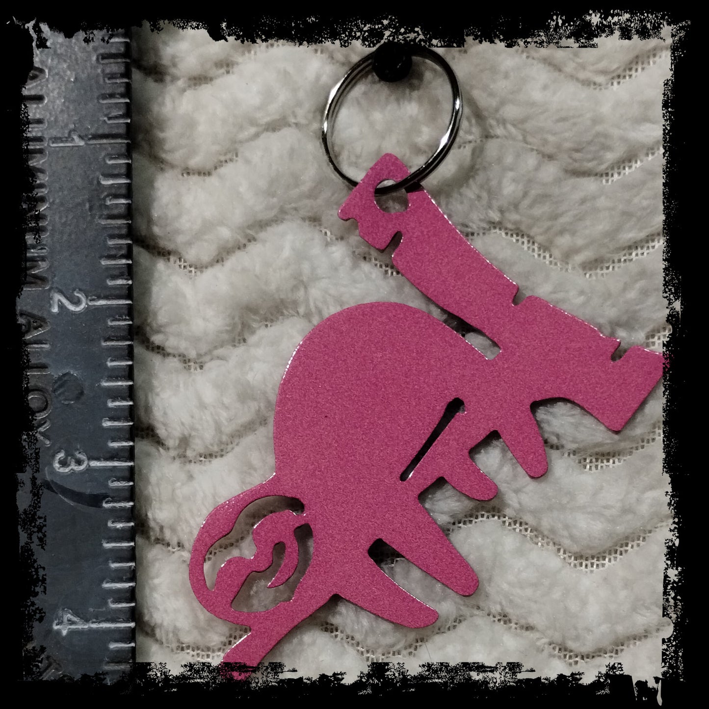 Sloth Metal Keychain