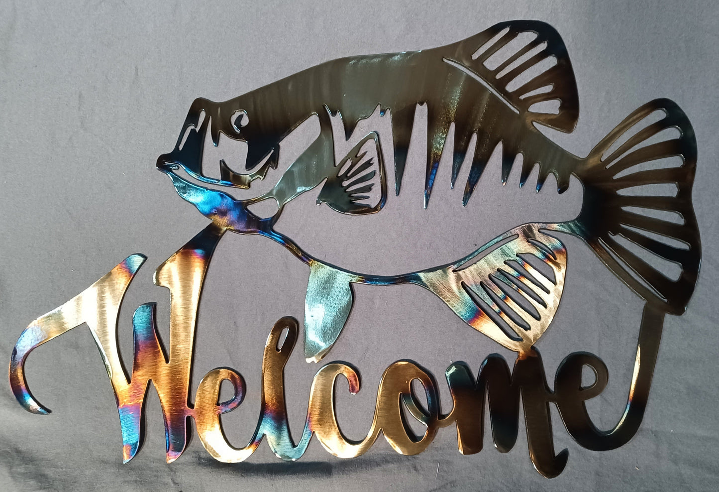 Crappie Welcome Sign