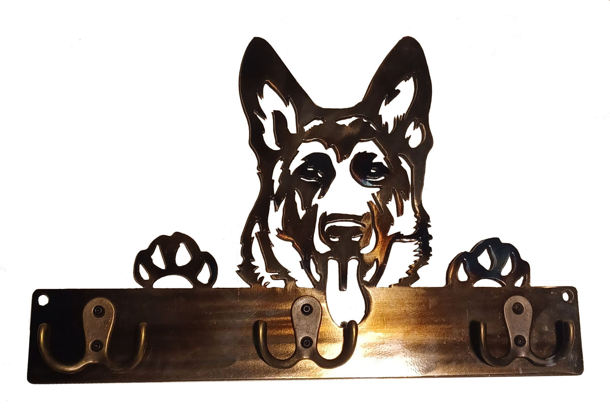 RWDesigns0330 German Shepherd Keychain. Dog. Gsd