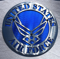 Layered Air Force Wall Plaque - 2 sizes available