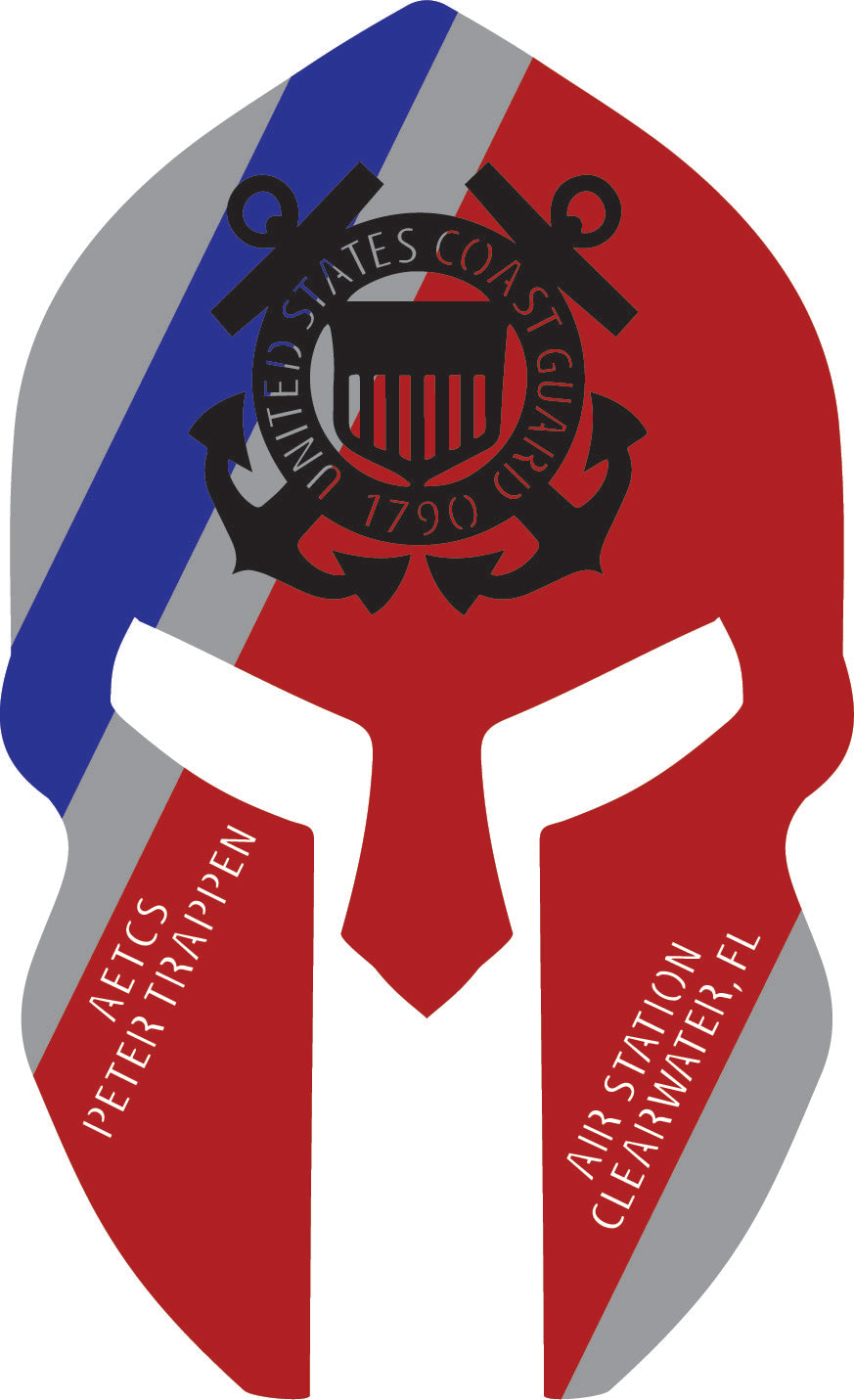 Custom Coast Guard Spartan Emblem