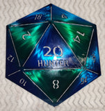 D20 Metal Dice Wall Art – Personalized Option for D&D Fans
