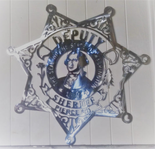 Custom Deputy Sheriff Badge – Pierce County, WA