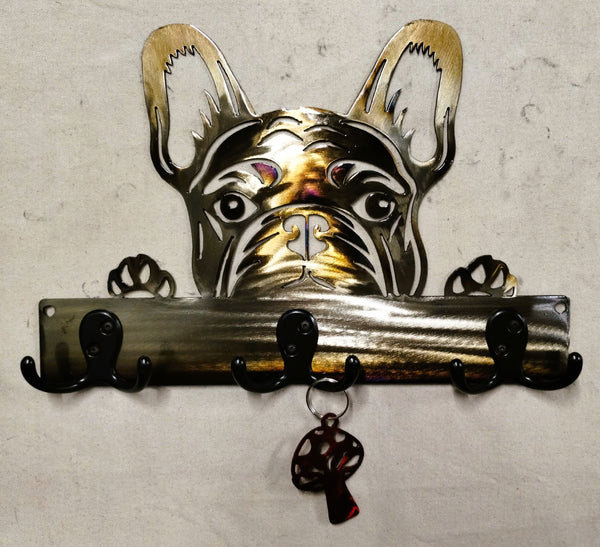 French Bulldog Key Chain-Dog Leash Hanger