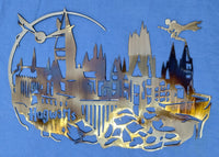 Hogwarts Castle – Chasing the Snitch Metal Wall Art