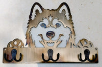 Huskey Key Chain-Dog Leash Hanger
