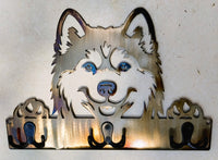 Huskey Key Chain-Dog Leash Hanger