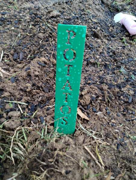 Metal Garden Marker Stakes – Custom Vegetable Labels