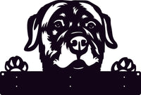 Rottweiler Key Chain-Dog Leash Hanger