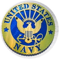 Layered Navy Wall Plaque - 2 sizes available