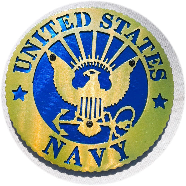 Layered Navy Wall Plaque - 2 sizes available