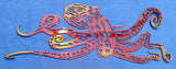 Octopus Swimming – Metal Wall Art