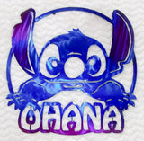 Stitch OHANA Metal Wall Art