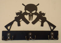 Punisher & AR Key Chain-Dog Leash Hanger
