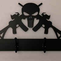 Punisher & AR Guns Coat Hanger