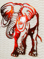Elephant Metal Wall Art