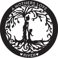 Personalized 18" Mother with Children Metal Tree Of Life