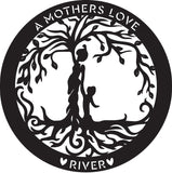 Personalized 18" Mother with Children Metal Tree Of Life