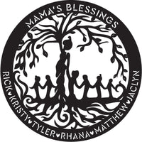 Personalized 18" Mother with Children Metal Tree Of Life