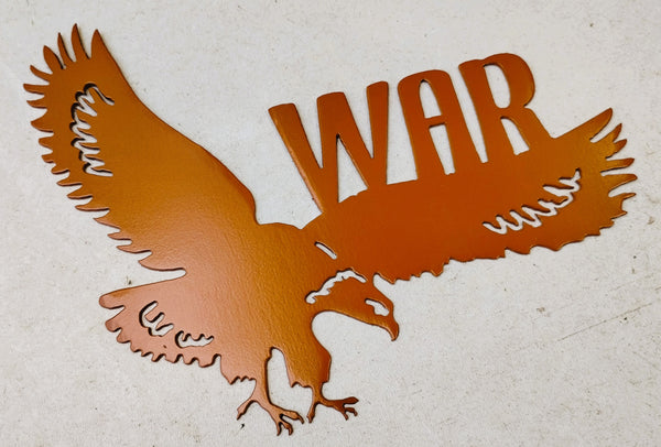 War Eagle Metal Sign