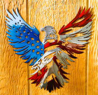 Decorative Metal artwork American Patriot/Eagle