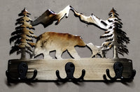 Bears in the Mountains - Keychain-Dog Leash Hanger