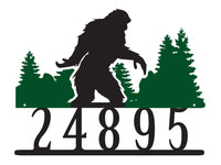 Big Foot - Personalized Metal Address Sign