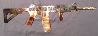 Come And Take Them AR Gun Metal Wall Art