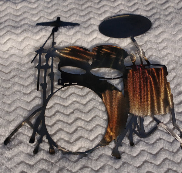 Drum Set Metal Art