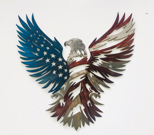 Decorative Metal artwork American Patriot/Eagle