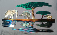 Elephant Safari – Metal Wall Art