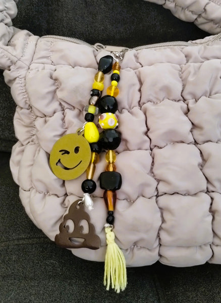 Emoji Handmade Bag Charm – One of a Kind by River