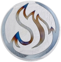 Torch-Finished Four Elements Metal Wall Art – Set of 4 (Earth, Air, Fire, Water)