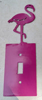 Pink Flamingo Light switch plate