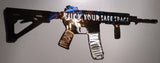 F*ck Your Safe Space AR Gun Metal Wall Art
