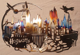 Hogwarts Castle – Chasing the Snitch Metal Wall Art