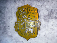 HP Hufflepuff Crest – Wizarding House Metal Art