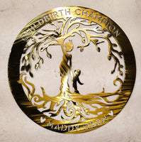 Personalized 18" Mother with Children Metal Tree Of Life