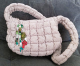 Mushroom & Flower Handmade Bag Charm – One of a Kind by River
