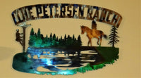 Petersen Ranch Custom Sign – Tribute to Ranch Life & Lineman Legacy