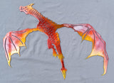 Skyrim-Inspired Dragon Metal Wall Art