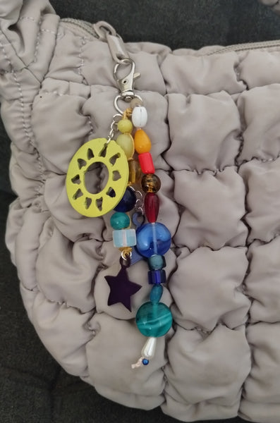 Sun & Stars Handmade Bag Charm – One of a Kind by River