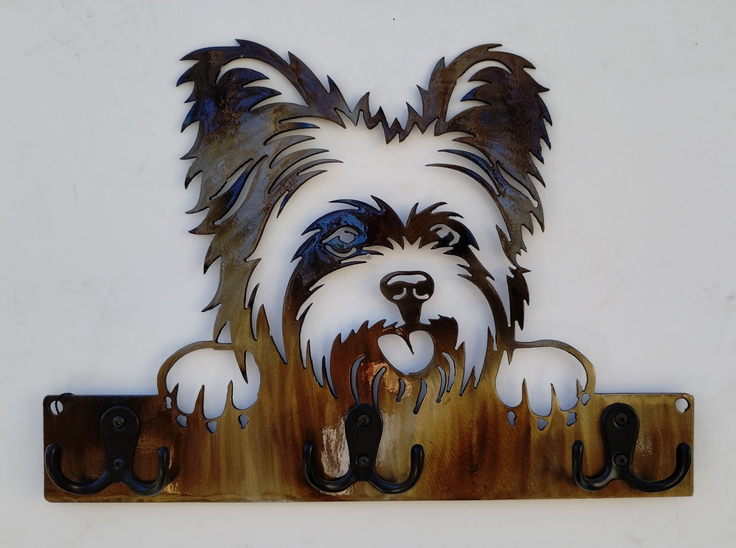 Yorkie Key Chain-Dog Leash Hanger