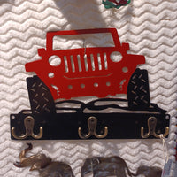Jeep Keychain Holder, Dog Leash Hanger