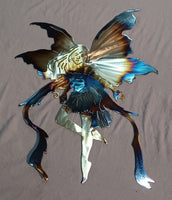 Dark Fairy – Flame Painted Metal Wall Art