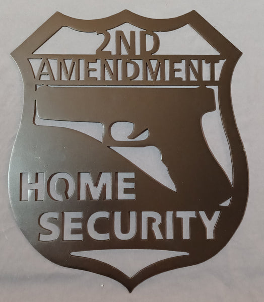 2nd Amendment Home Security Glock sign