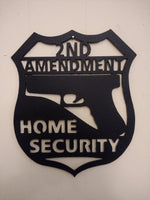 2nd Amendment Home Security Glock sign