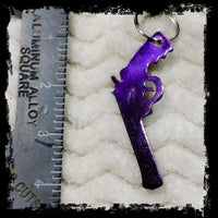 Revolver Metal Keychain