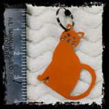 Cat Metal Keychain